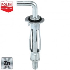 Ούπα Γυψοσανίδας Μεταλλικό με Γάντζο M4x38mm (Συσκ. 4τεμ) BMHP-04032